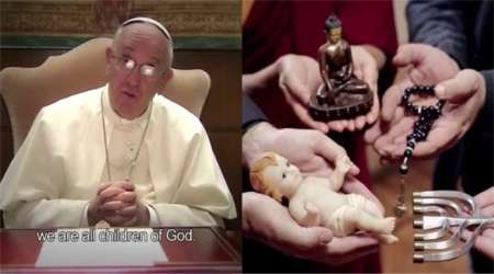 Pseudopapie Franciszek-Bergoglio propaguje apostazj