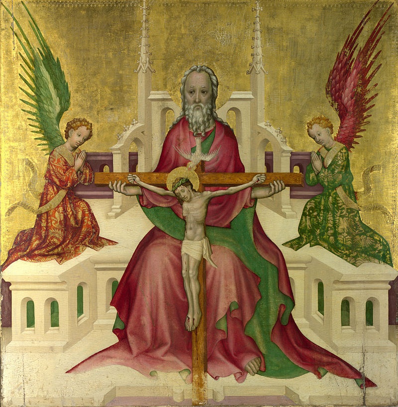 Tron aski w XV wiecznym obrazie z Austrii