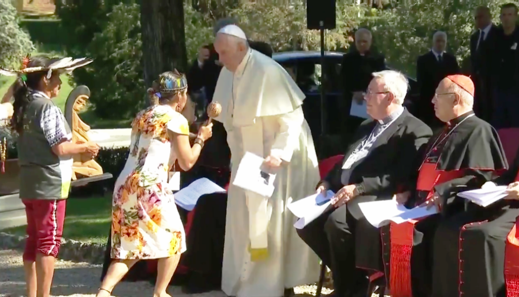 Antypapie Franciszek-Bergoglio i pogascy szamani