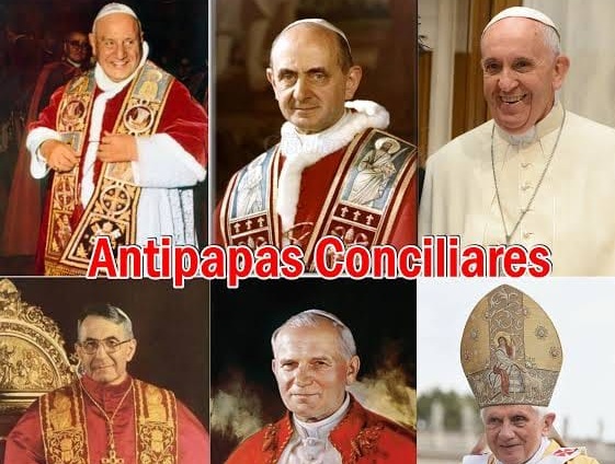 Antypapieże modernistycznej sekty Vaticanum II