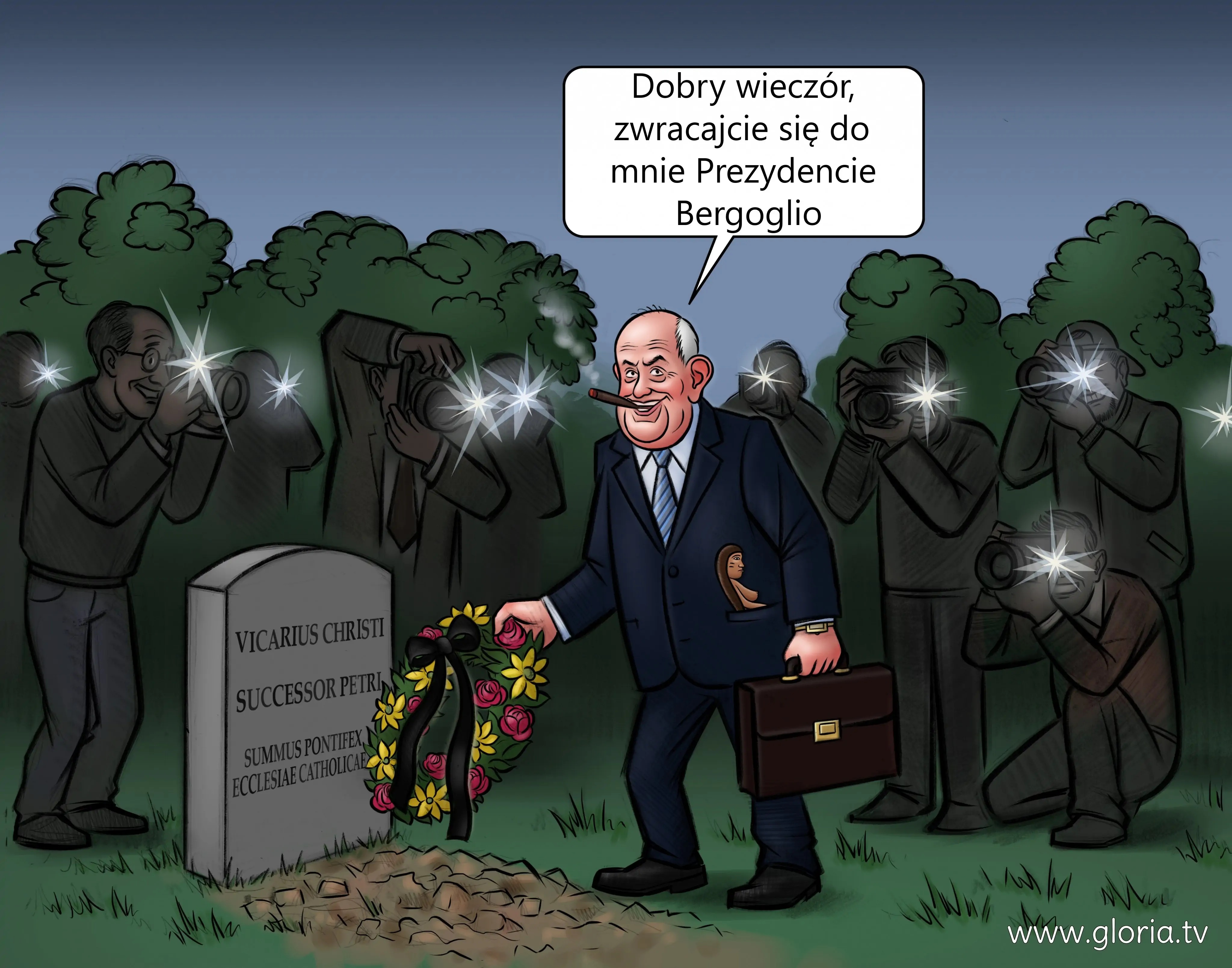 Apostata, prezydent Franciszek-Bergoglio.