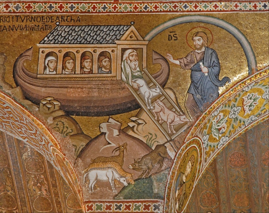 Arka Noego. Kaplica Pałacowa w Palermo.