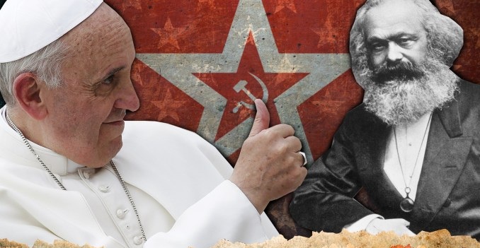 Antypapie Bergoglio komunista i Karol Marks