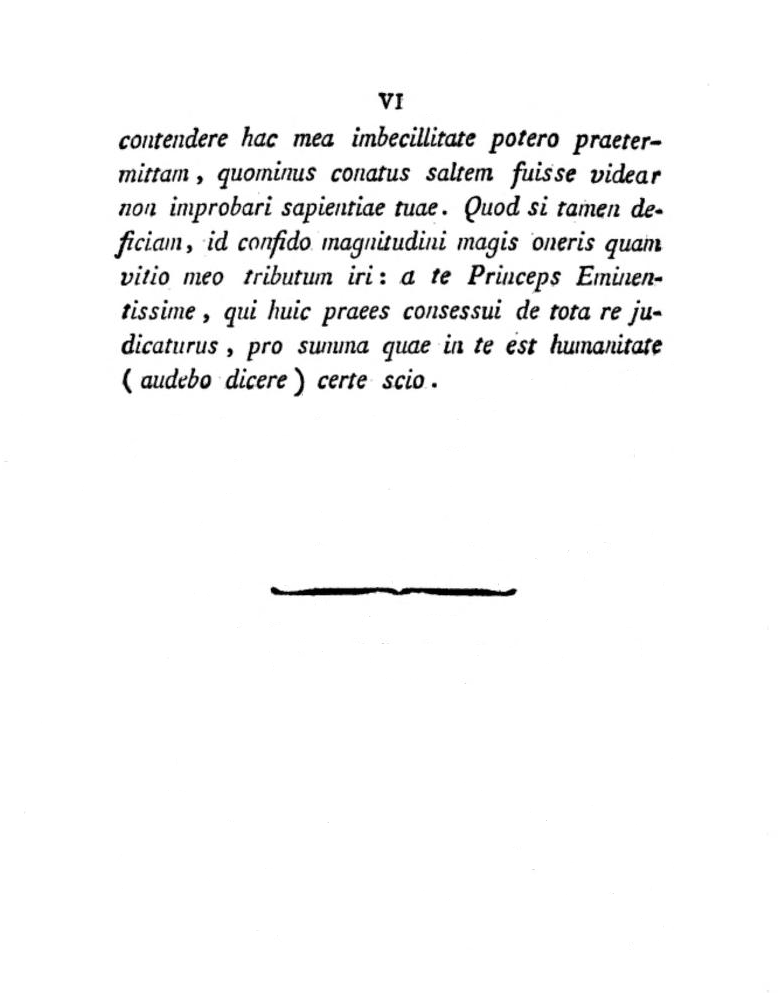 Theses selectae ex universa theologia quas auspice Eminentissimo Principe Laurentio Litta S. R. E. Cardinali Episcopo Sabinorum in Gymnasio Gregoriano Studiorum Praefecto sub disciplina Prosperi Piatti et Bartholomaei Cavani in eodem Gymnasio Doctorum Decurialium theologiae tradendae propugnandas suscipit Aloisius Bonelli Romanus VI. Kal. Sept. An. MDCCCXVIII. facta cuilibet mane indiscriminatim vespere post tertium singulas oppugnandi potestate. Romae MDCCCXVIII (1818), p. VI.