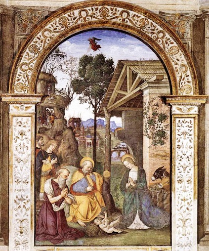 Boe Narodzenie. Pinturicchio.