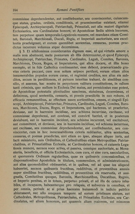 Codicis Iuris Canonici Fontes. Cura em.mi Petri Card. Gasparri editi. Volumen I. Concilia generalia – Romani Pontifices usque ad annum 1745. N. 1-364. Romae. Typis Polyglottis Vaticanis MCMXXXVI (1936), p. 164.