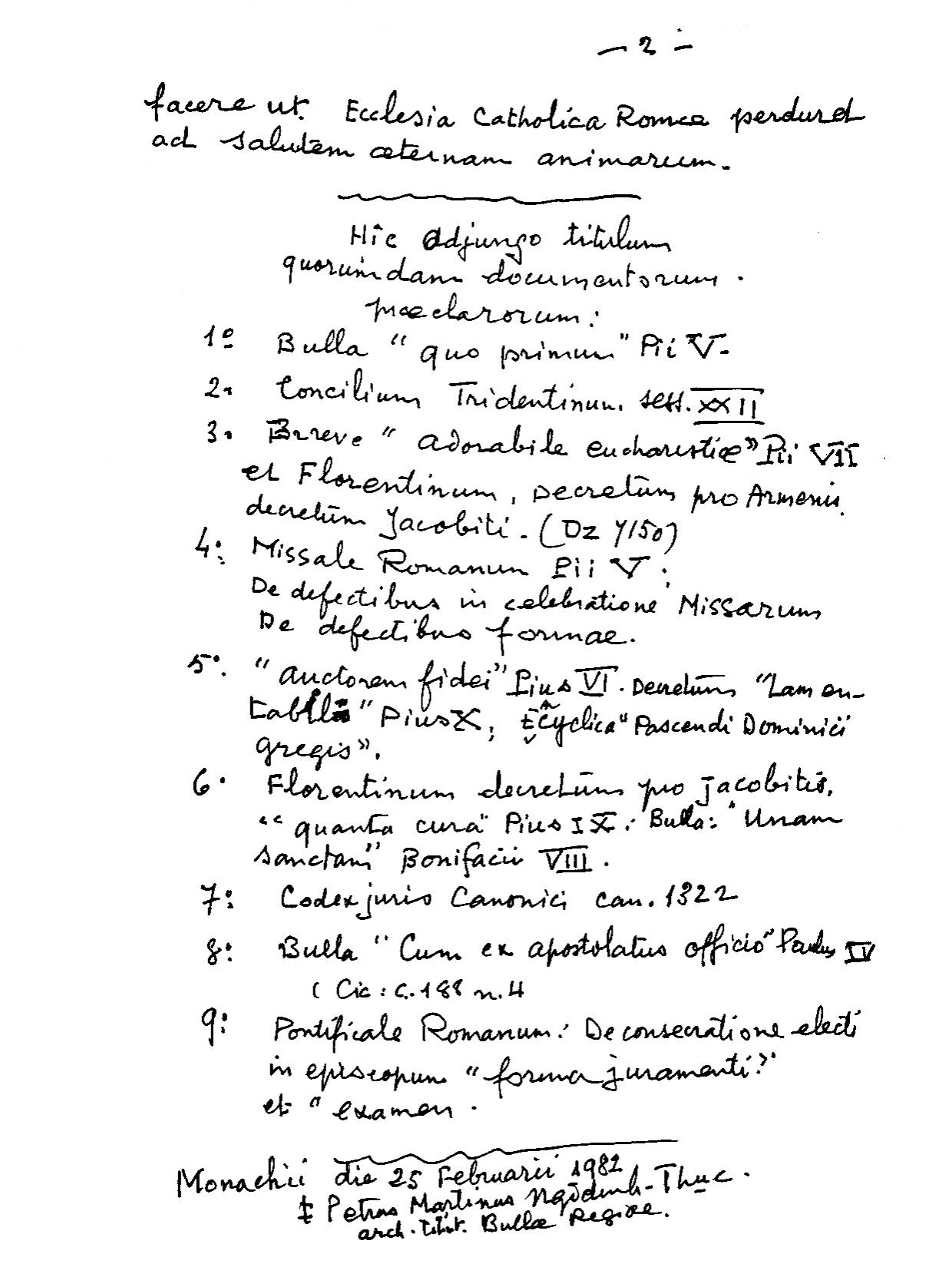 Declaratio Archiepiscopi Petri Martini Ngô-dinh-Thuc