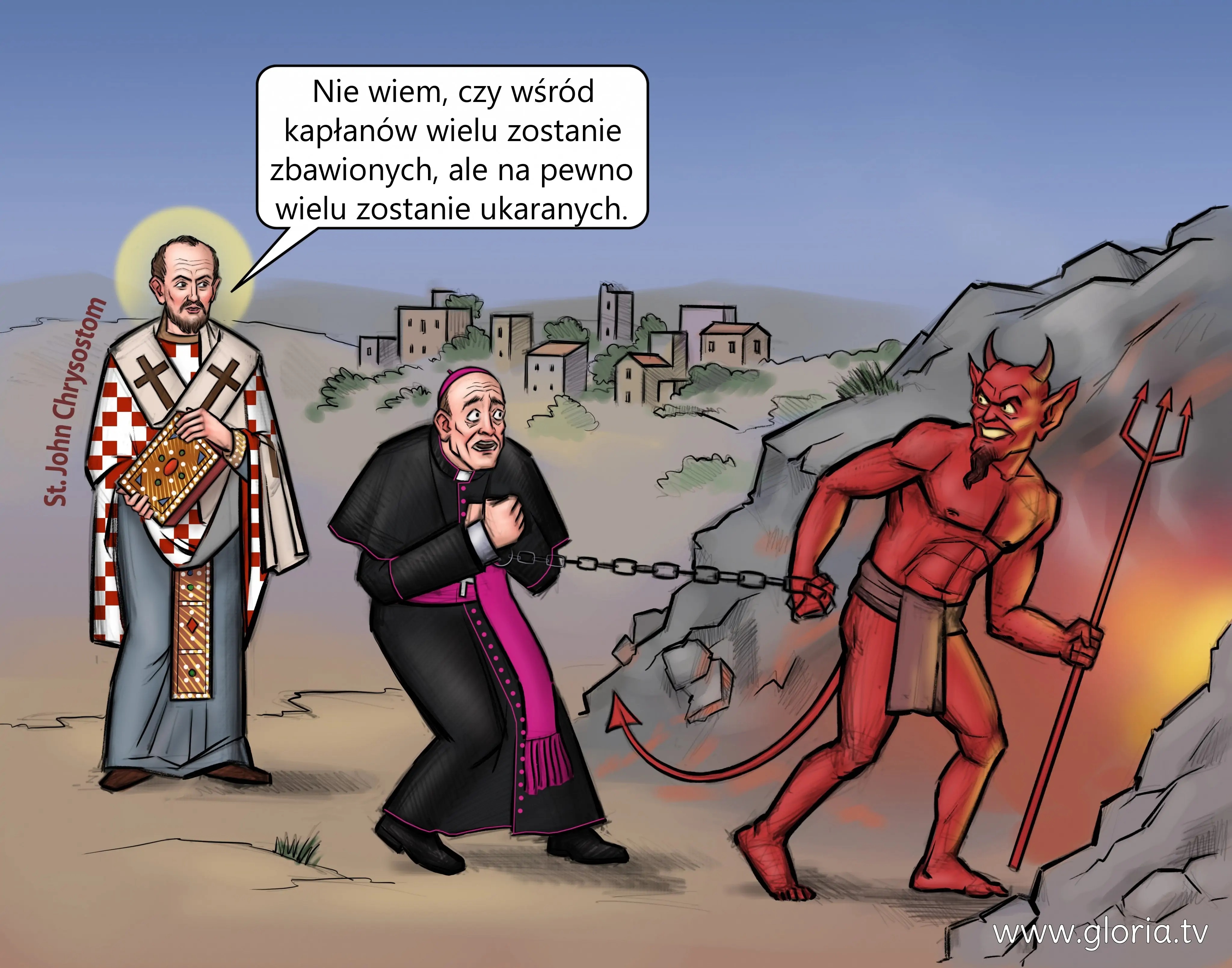Diabe cignie do pieka kapana