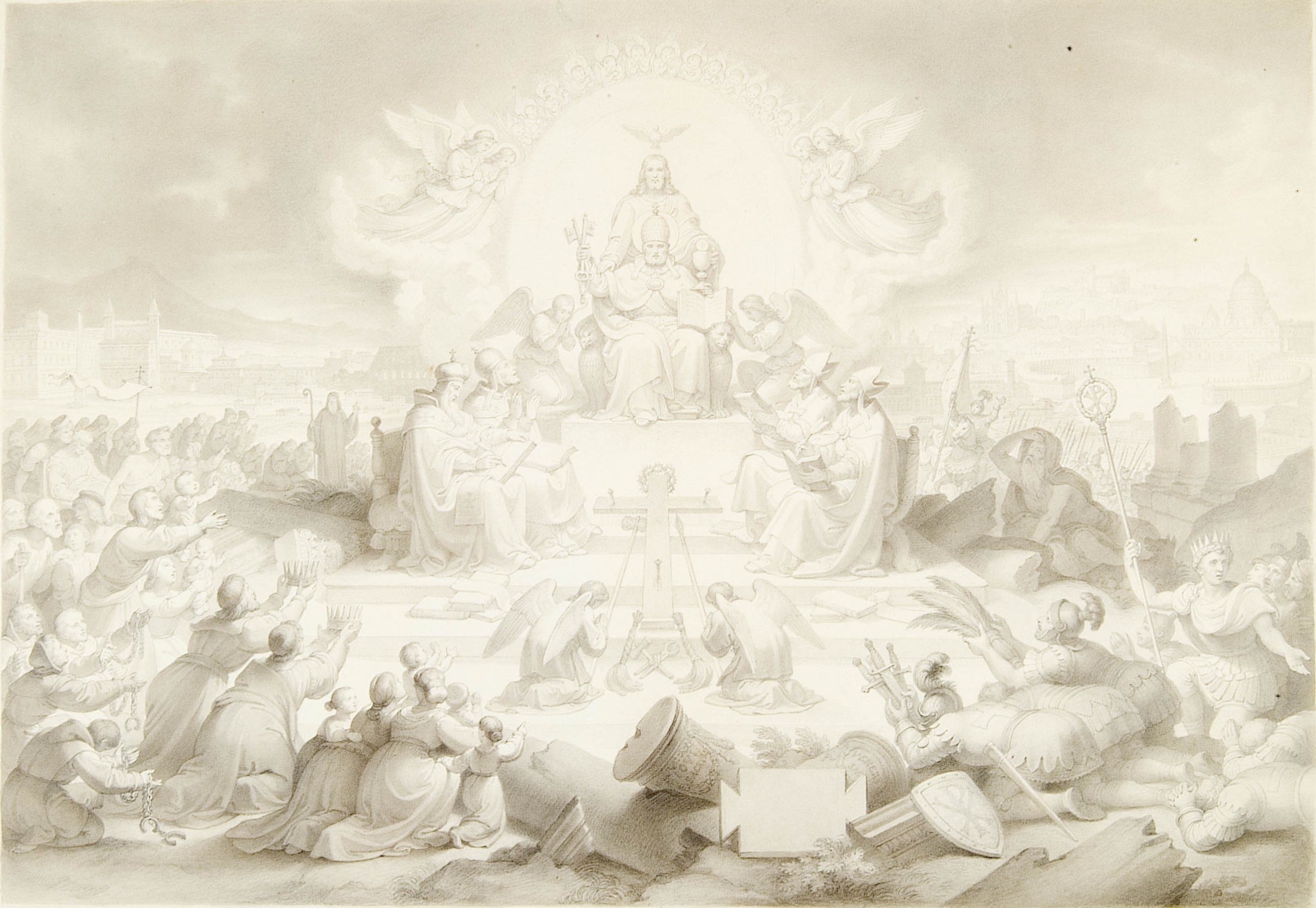 Ecclesia Dei vivi, columna et firmamentum veritatis.