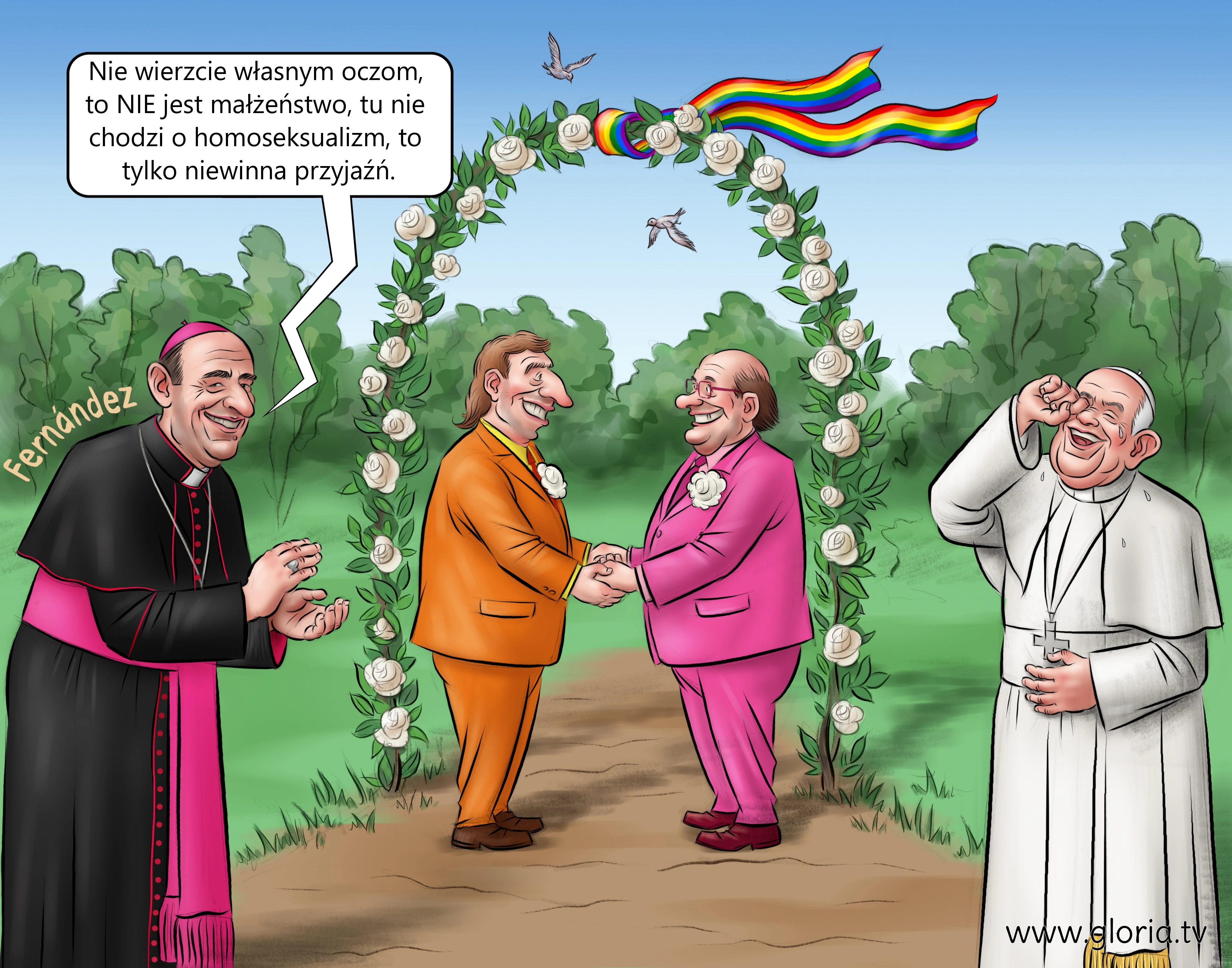 Pseudopapie Franciszek-Bergoglio i zboczecy