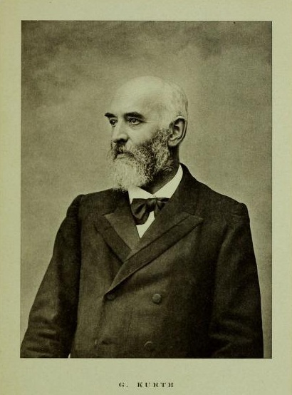 Godefroid Kurth, Profesor Uniwersytetu w Liège.