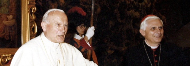 Herezjarchowie antypapieże Karol Wojtyła i Joseph Ratzinger.