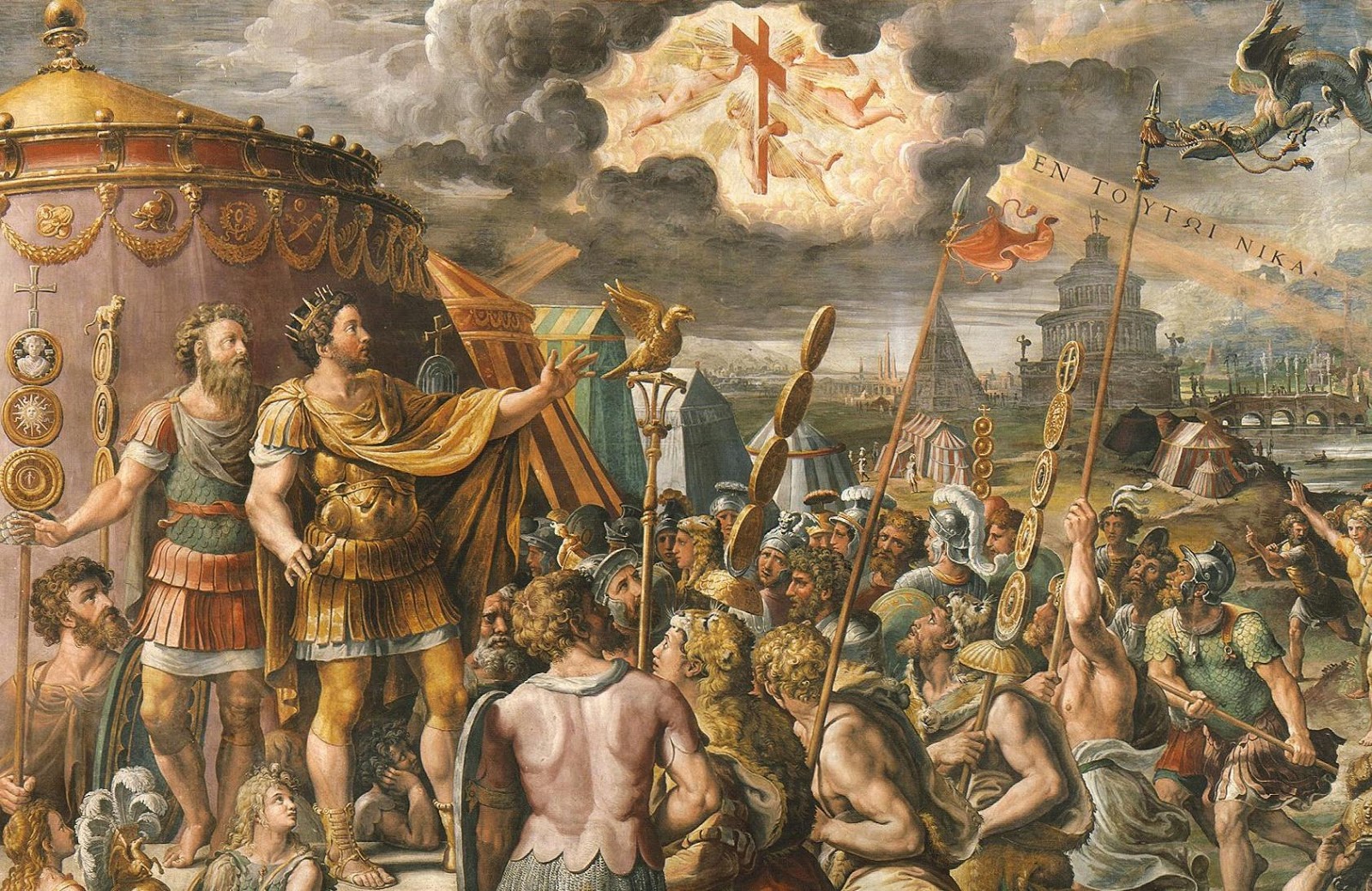 In hoc signo vinces. Wizja cesarza Konstantyna.