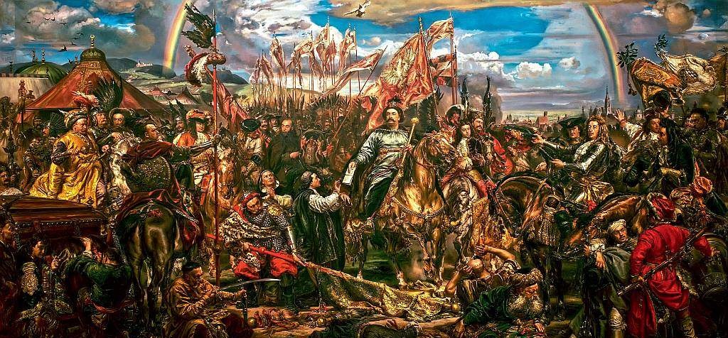 Król Polski Jan III Sobieski pod Wiedniem. Obraz Jana Matejki.