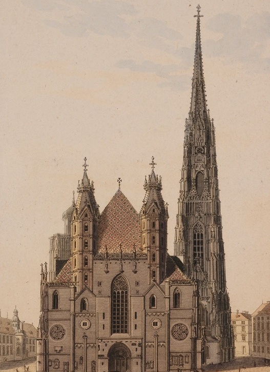 Katedra w. Szczepana w Wiedniu w 1830 r.
