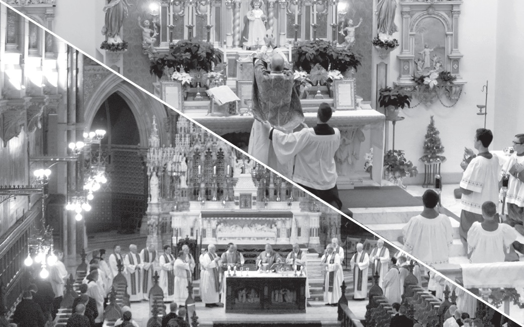 Katolicka Msza wita i modernistyczna neoprotestancka Wieczerza Novus Ordo