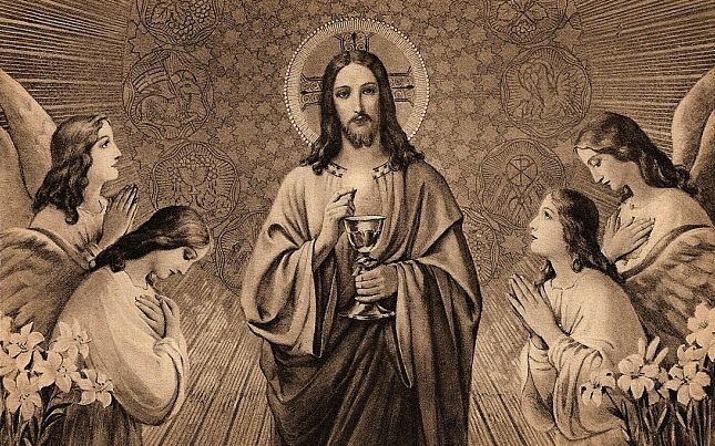 Komunia wita. Pan Jezus.
