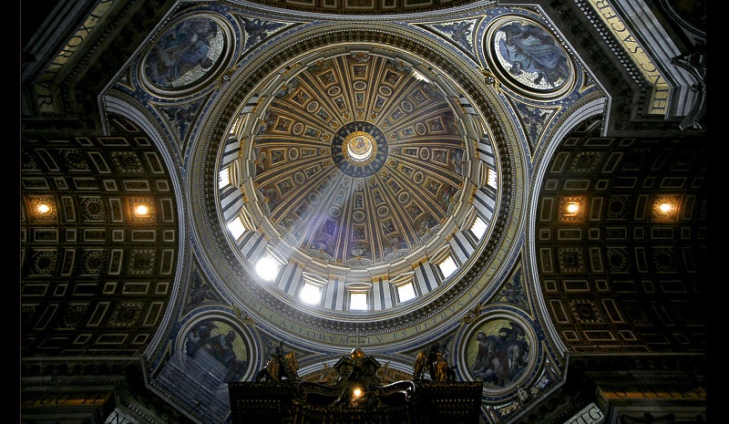 Kopuła Bazyliki Św. Piotra na Watykanie