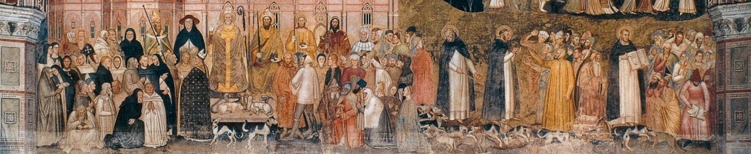 Koció drog zbawienia. Ecclesia viam salutis. Andrea di Bonaiuto.
