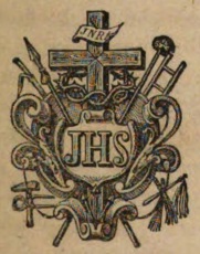Krzy wity. JHS. Jesus hominum Salvator.