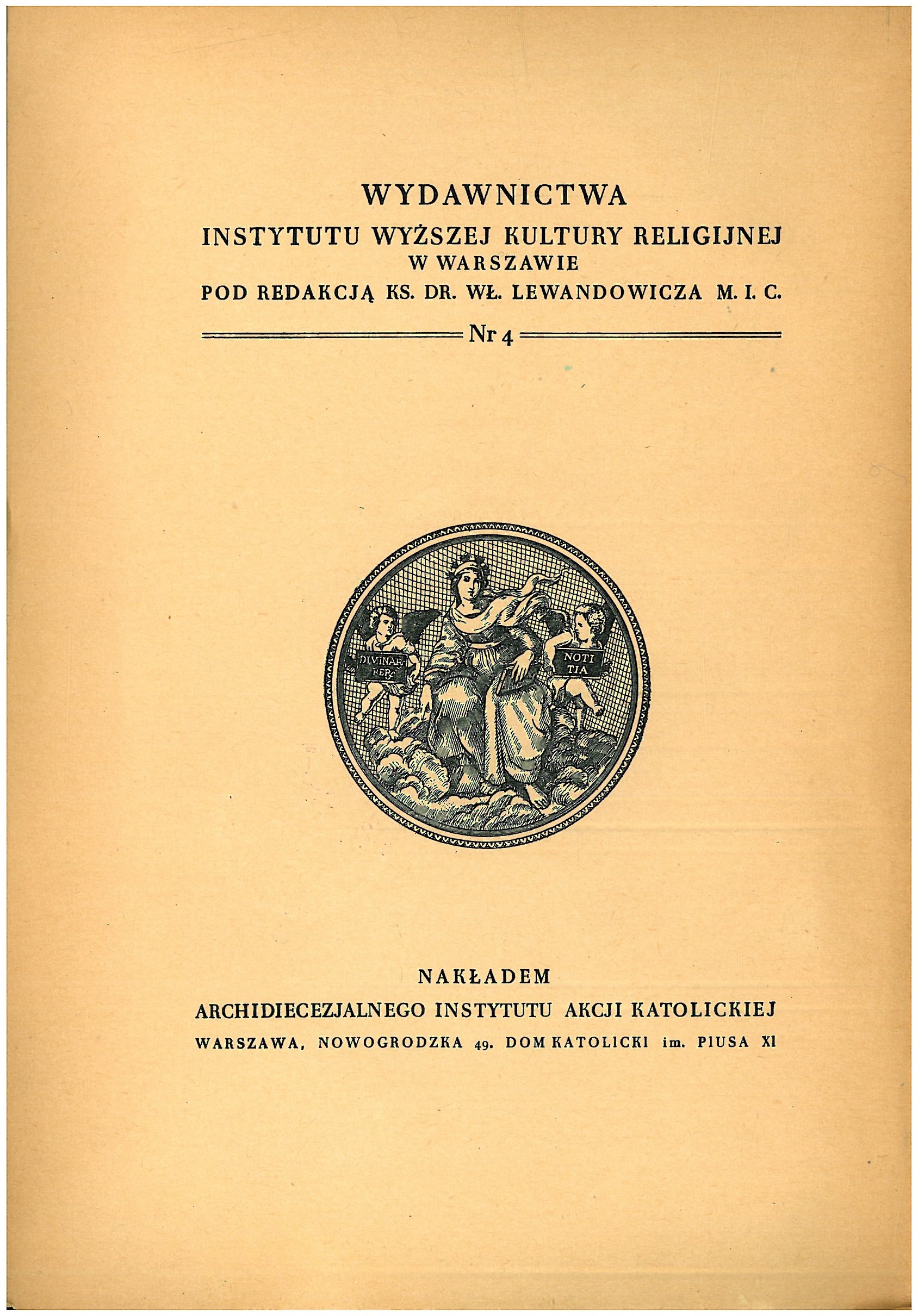 K. Dr Antoni Borowski, Teologia moralna. Warszawa 1939