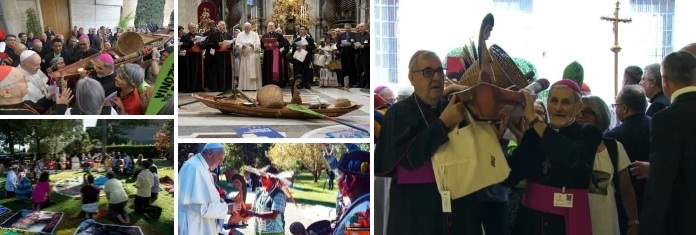 Kult pogaskiej bogini Pachamamy na Watykanie w czasie tzw. synodu amazoskiego w padzierniku 2019 r.