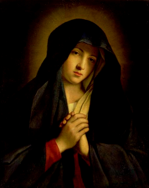 Mater Dolorosa. Giovanni Battista Salvi da Sassoferrato.