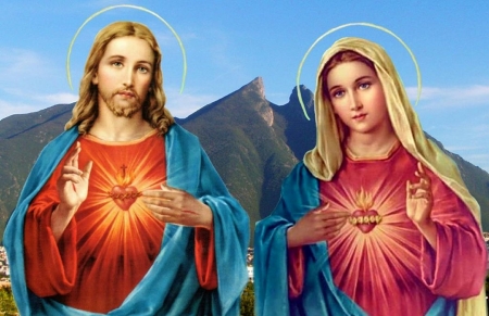 Najwitsze Serce Pana Jezusa i Niepokalane Serce Najwitszej Maryi Panny