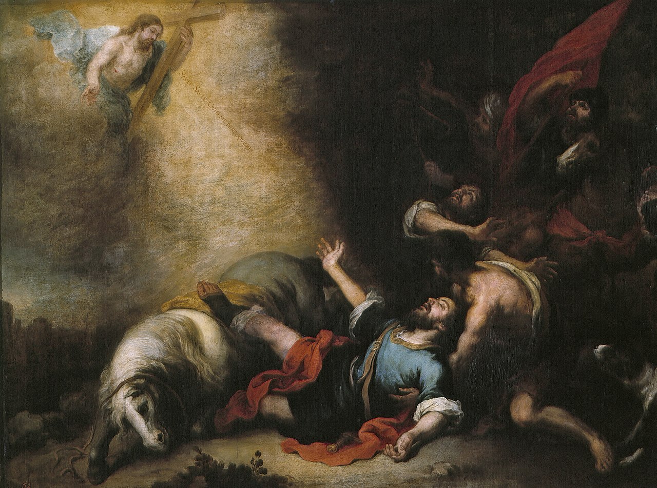Nawrócenie w. Pawa. Murillo.