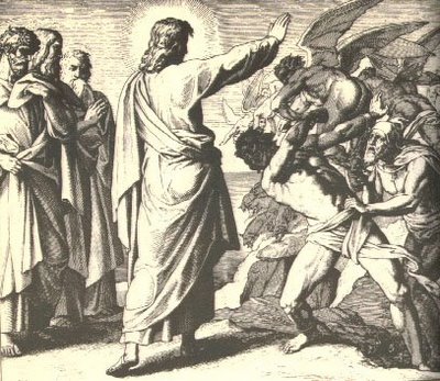 Pan Jezus wyrzuca szatana