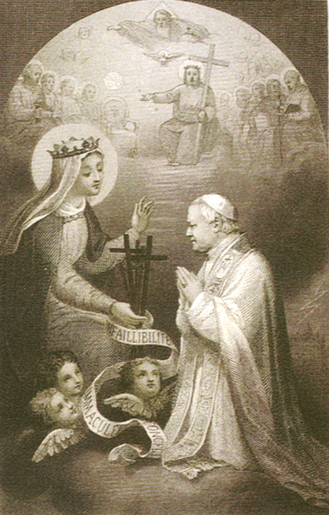 Papie Pius IX i Matka Boska