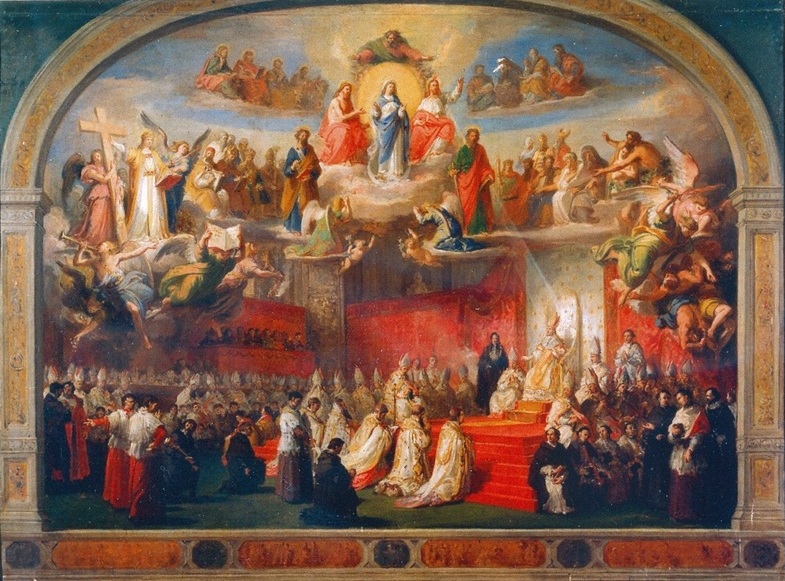 Papież Pius IX ogłasza dogmat Niepokalanego Poczęcia Najświętszej Maryi Panny. 8. XII. 1854 r.