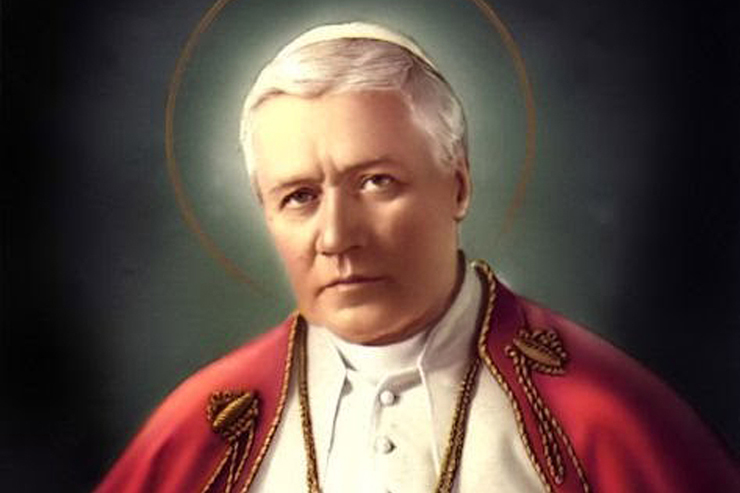w. Pius X, Papie.