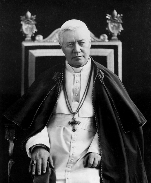 w. Pius X, Papie.