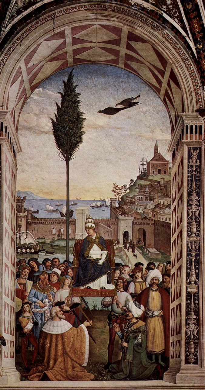 Pius II, Papa. Pintoricchio.