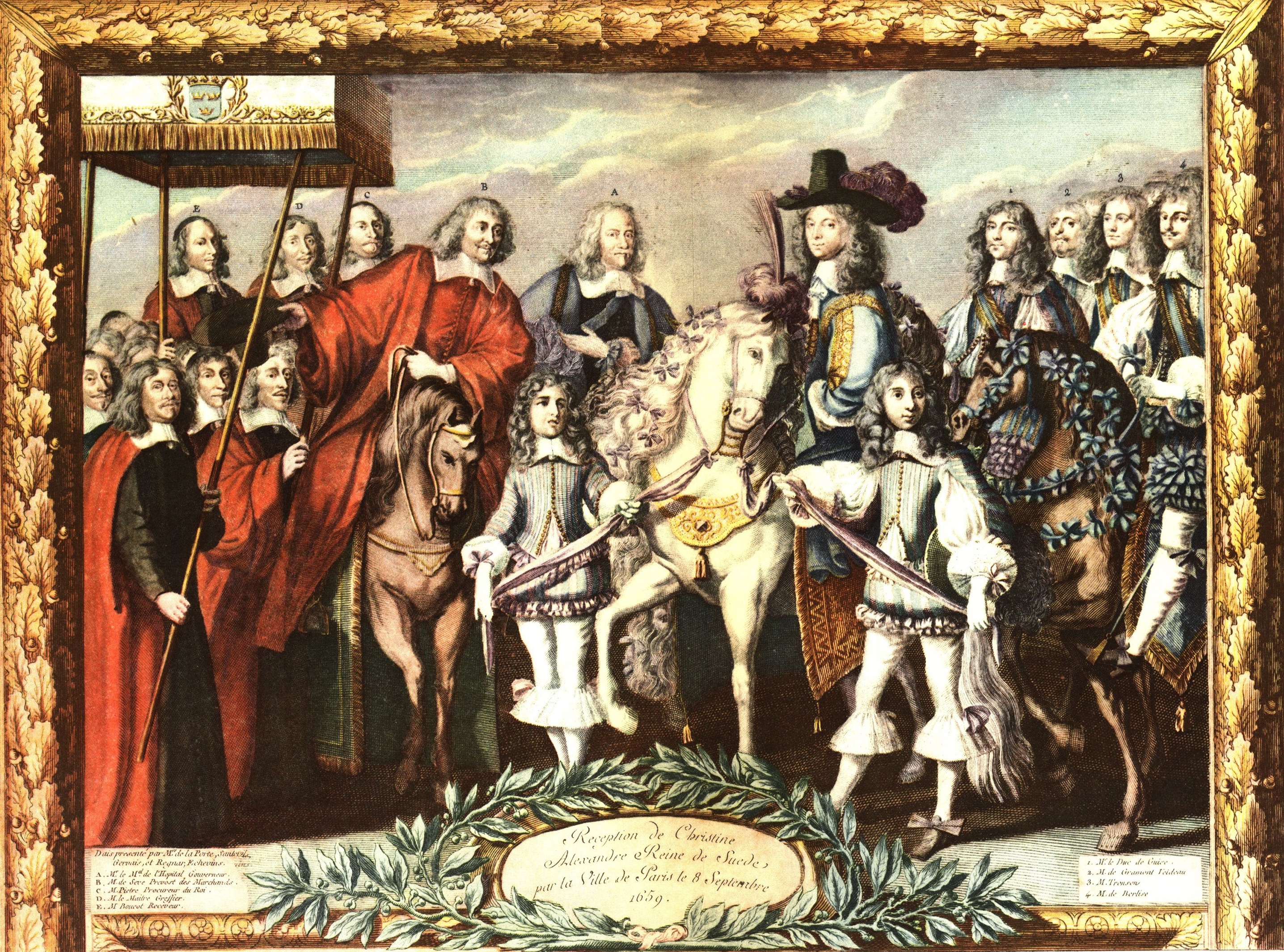 Przyjęcie Krystyny królowej Szwecji w Paryżu w 1659 r.