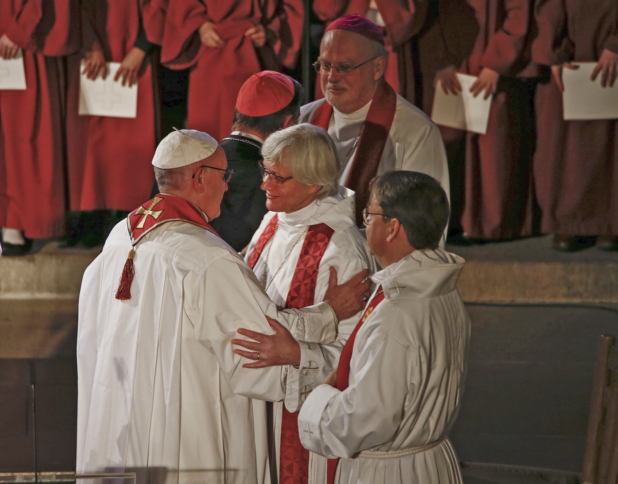 Pseudopapie Bergoglio i luteranie