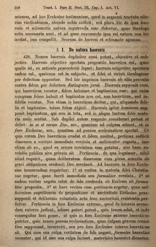 Theologiae fundamentalis tractatus duo. Scripsit F. H. Reinerding, SS. Th. et Ph. Dr. et Th. Prof. in Seminario Fuldensi. Tractatus prior. Demonstratio christiano-catholica contra adversarios generatim omnes. Monasterii Guestphalorum. SUMPTIBUS LIBRARIAE ASCHENDORFFIANAE. 1864, p. 248.