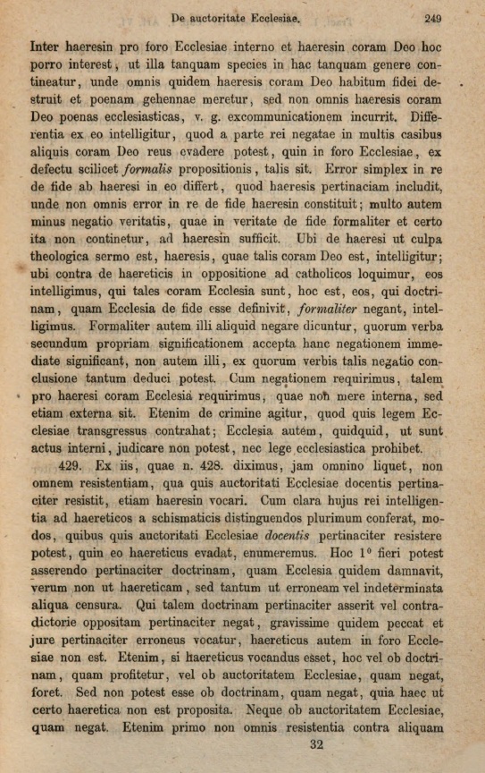 Theologiae fundamentalis tractatus duo. Scripsit F. H. Reinerding, SS. Th. et Ph. Dr. et Th. Prof. in Seminario Fuldensi. Tractatus prior. Demonstratio christiano-catholica contra adversarios generatim omnes. Monasterii Guestphalorum. SUMPTIBUS LIBRARIAE ASCHENDORFFIANAE. 1864, p. 249.