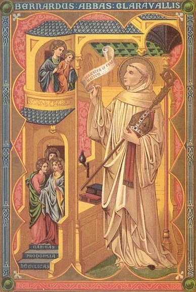 w. Bernard z Clairvaux. S. Bernardus Claraevallensis.