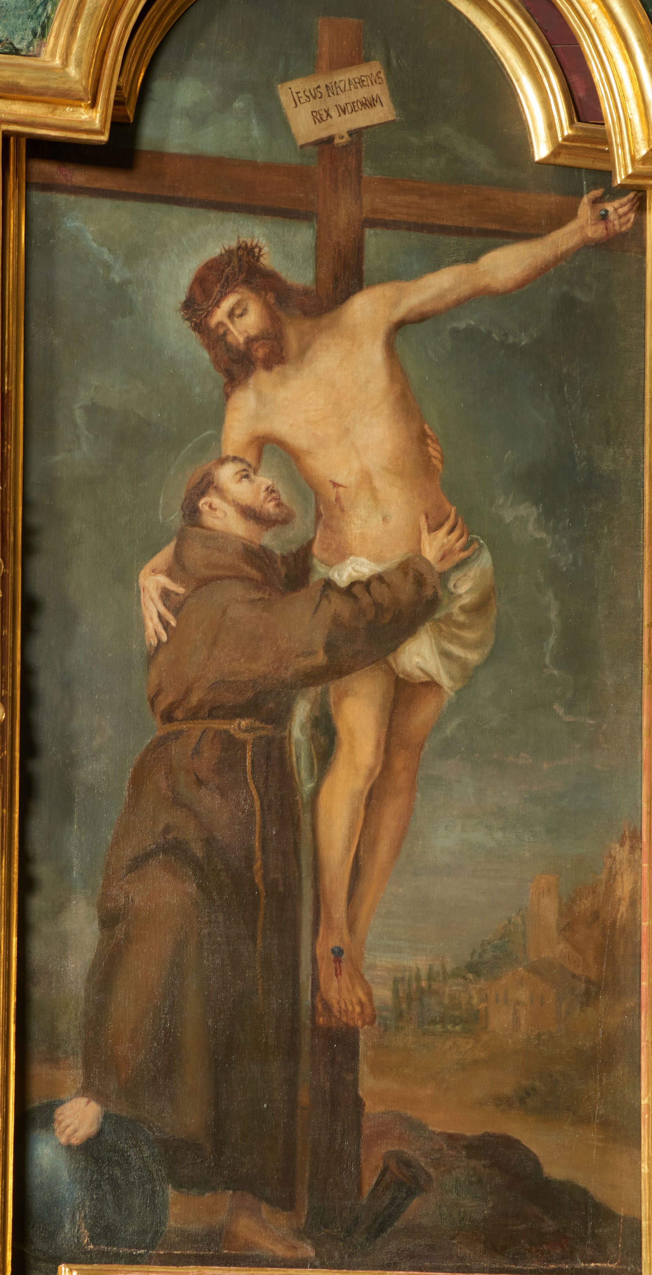 w. Franciszek i Chrystus Ukrzyowany