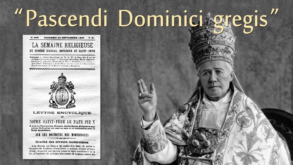 Św. Pius X i Encyklika "Pascendi Dominici gregis".