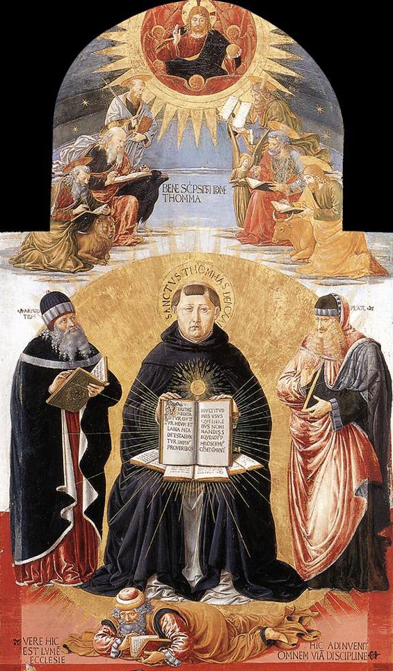 w. Tomasz z Akwinu. Benozzo Gozzoli.