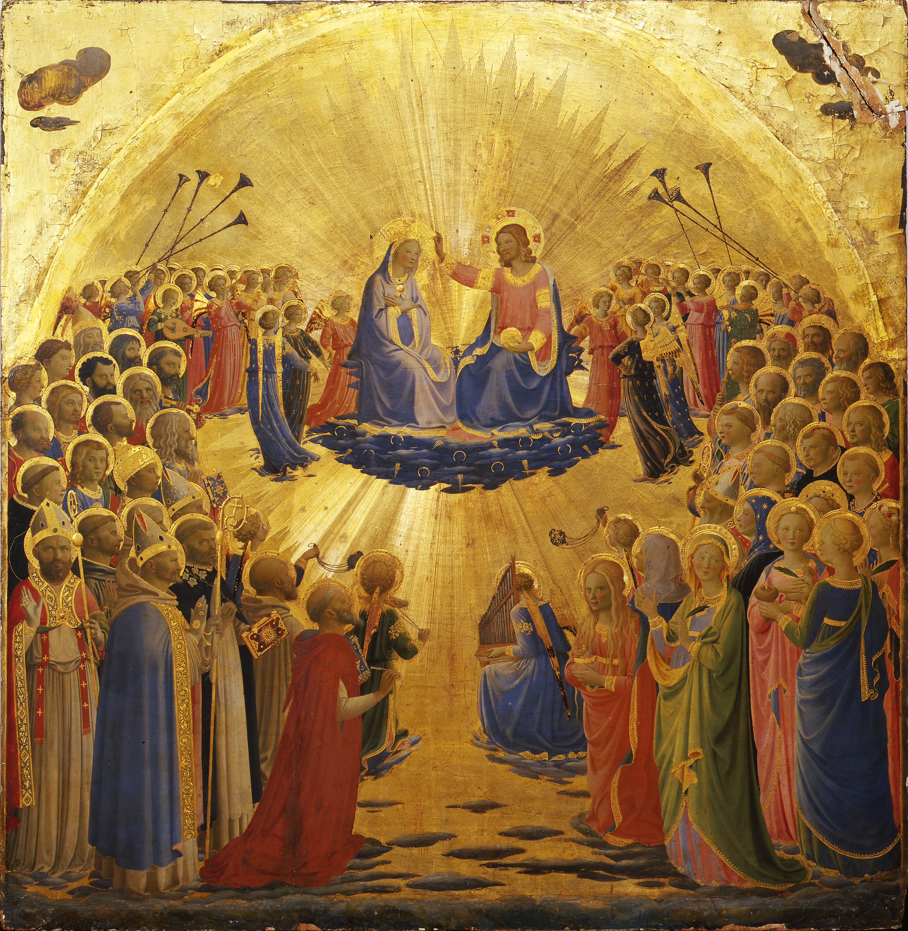 Ukoronowanie Najwitszej Maryi Panny. Fra Angelico.