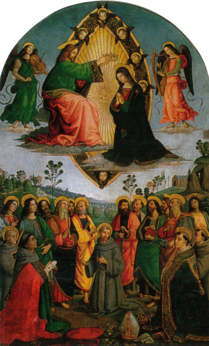 Ukoronowanie Najwitszej Maryi Panny. Pinturicchio.