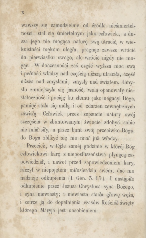 Wstp na Gór Karmelu przez . Jana od Krzya pierwszego Karmelity Bosego. Przeoy L. R. Kraków. Czcionkami Drukarni "Czasu" przy ul. Szczepaskiej L. 369. 1855, s. X.
