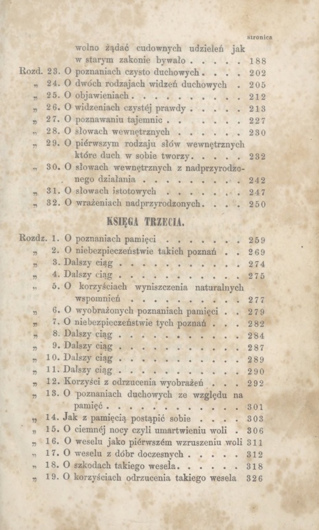Wstp na Gór Karmelu przez . Jana od Krzya pierwszego Karmelity Bosego. Przeoy L. R. Kraków. Czcionkami Drukarni "Czasu". 1855, s. XV.