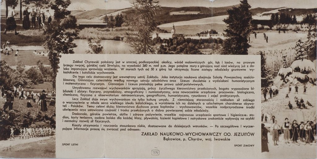 Zakad Naukowo-Wychowawczy Ojców Jezuitów w Bakowicach pod Chyrowem