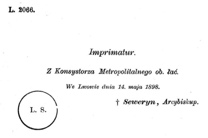 X. Dr. Jougan, Katolicka dogmatyka ogólna dla szkół średnich. Lwów 1898