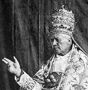 w. Pius X, Papie.